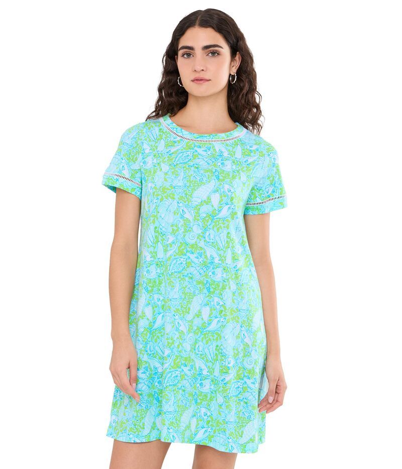 リリーピュリッツァー レディース トップス ワンピース Lilly Pulitzer Cody Short Sleeve Dress Day Dream Blue ブルー