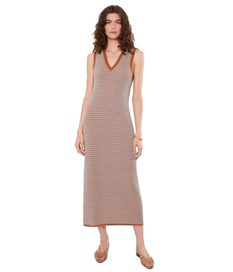 バーレイ レディース トップス ワンピース ニット Varley Albane Knit Dress Caramel Clay
