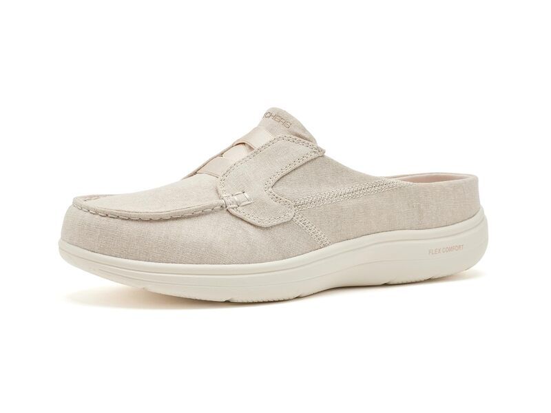 スケッチャーズ レディース シューズ Skechers OnTheGo Flex Radiant Boat Mule Natural