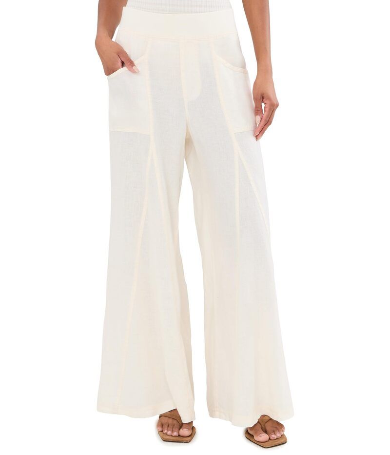 エックスシーブイアイ レディース ボトムス カジュアルパンツ ワイドレッグ Xcvi Elaine Wide Leg Toasted Almond