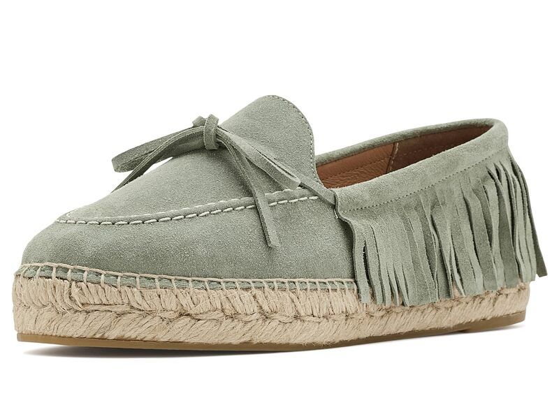 フリーピープル レディース シューズ フリンジ Free People Faraway Fringespadrille Mint Suede ミント