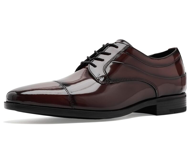 ジョンストンアンドマーフィー メンズ シューズ オックスフォード キャップ Johnston Murphy Gibbons Cap Toe Burgundy Brush バーガンディ