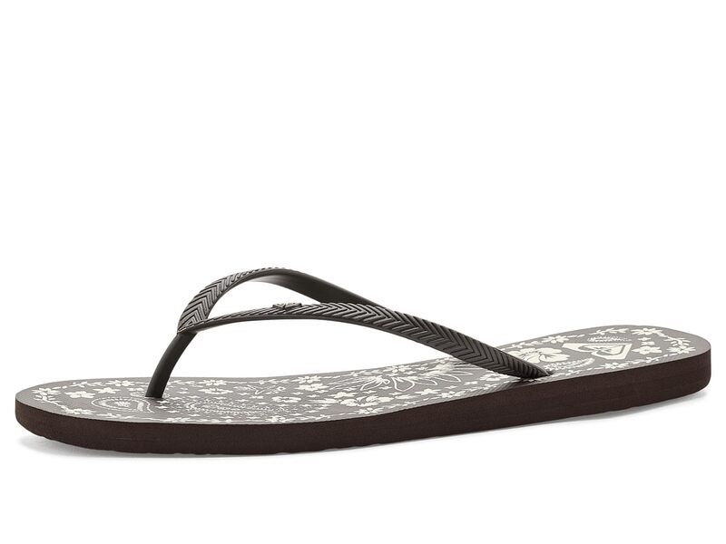 ロキシー レディース シューズ サンダル プリント Roxy Bermuda Print III Rubber Brown ブラウン