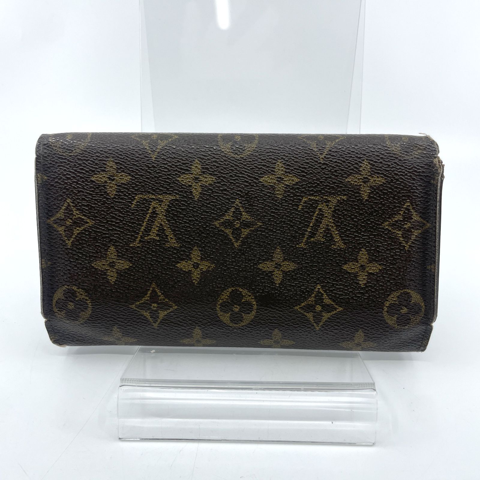 LOUIS VUITTON　ルイヴィトン ポルトフォイユ インターナショナル 三つ折り モノグラム 長財布 ユニセックス ブラウン M61217　シリアル：FL0052