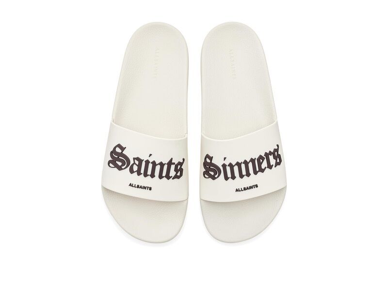 オールセインツ レディース シューズ サンダル Allsaintsaint Slider Parchment White ホワイト