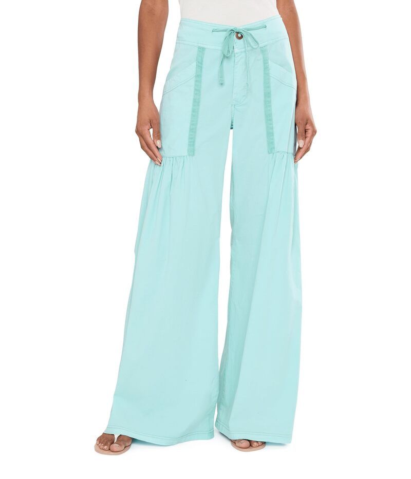エックスシーブイアイ レディース ボトムス カジュアルパンツ ワイドレッグ Xcvi Willowide Leg Pants Mermaid Tail