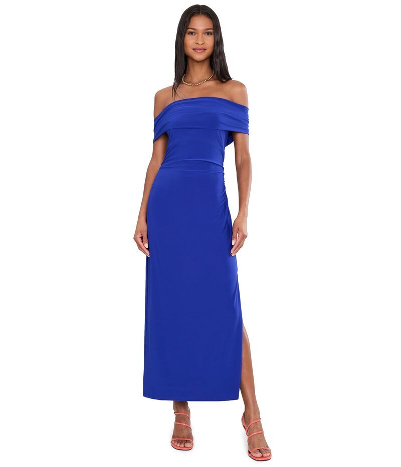 アドリアナ パペル レディース トップス ワンピース ジャージー Adrianna Papell Matte Jersey Long Dress Royal Sapphire サファイア