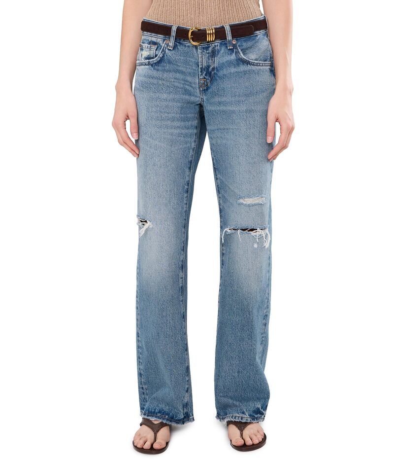 セブンフォーオールマンカインド レディース ボトムス デニムパンツ 7 For All Mankind Low Straight in Wave