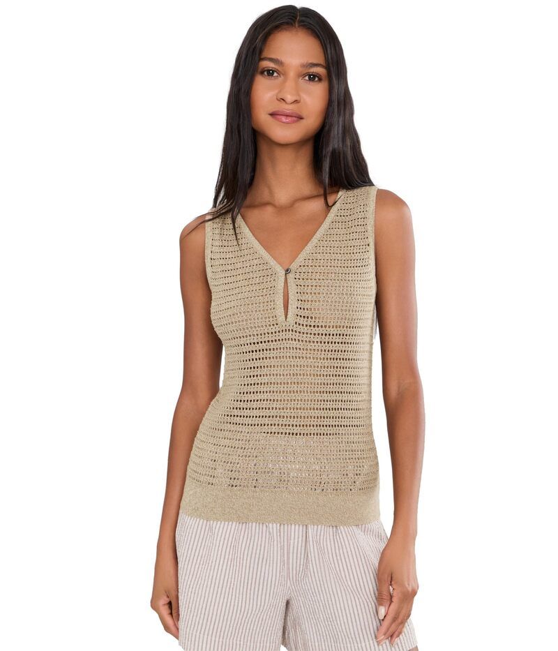 バーレイ レディース トップス シャツ ニット Varley Ramon Knitank Sepia Twist