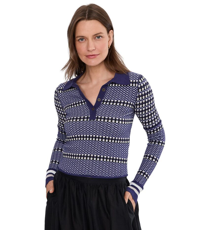 フリーピープル レディース トップス シャツ Free People We The Free Level Upolo Navy Combo ネイビー 23,532円