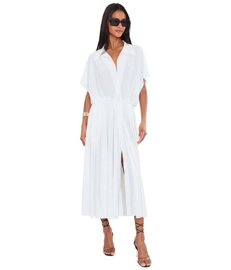 ノーマカマリ レディース トップス ワンピース シャツ ノースリーブ Norma Kamali Super Oversized Sleeveless Boyfriend NK Shirt Flared