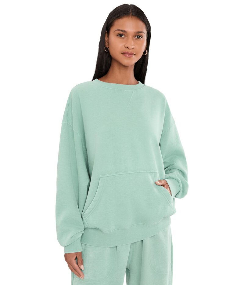 フリーピープル レディース アウター パーカー・スウェット ダウン Free People Slow It Down Pullover Aqua アクア