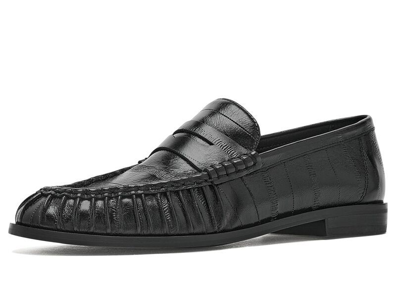 スティーブ マデン レディース シューズ スリッポン・ローファー Steve Madden Hartly Black Crinkle L ブラック