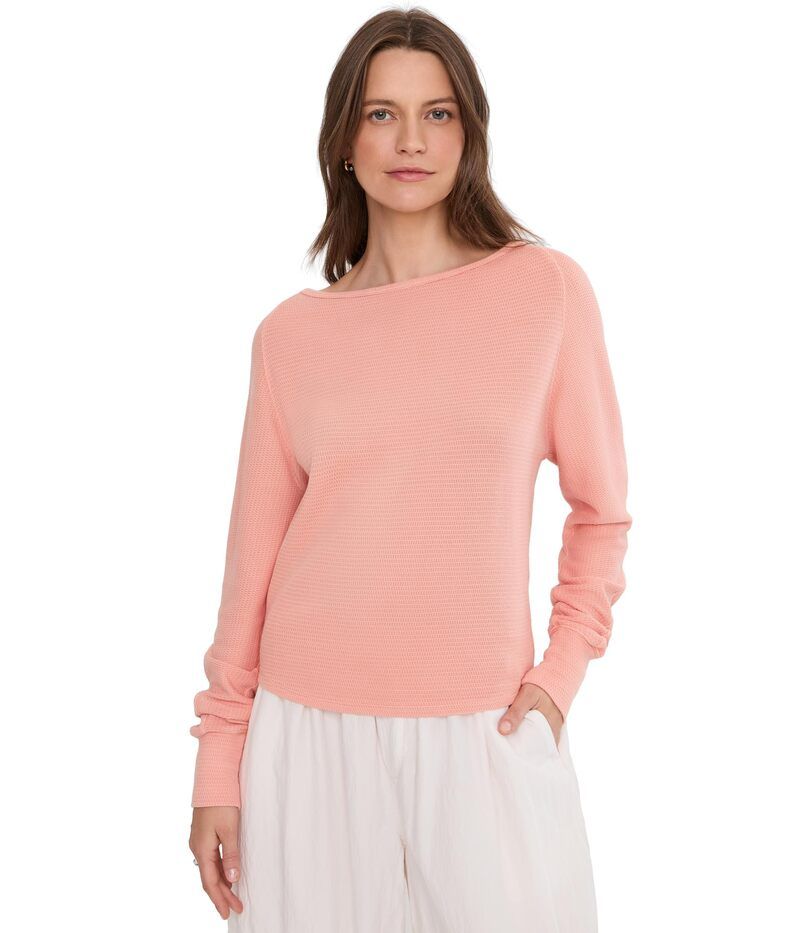 フリーピープル レディース トップス シャツ Free People Jess Long Sleeve Coral Kiss コーラル
