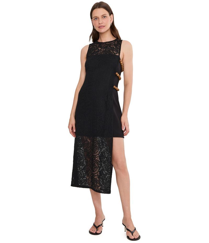 アドリアナ パペル レディース トップス ワンピース ミディ ニット Adrianna Papell Shift Midi Knit Dress Black ブラック 33,670円