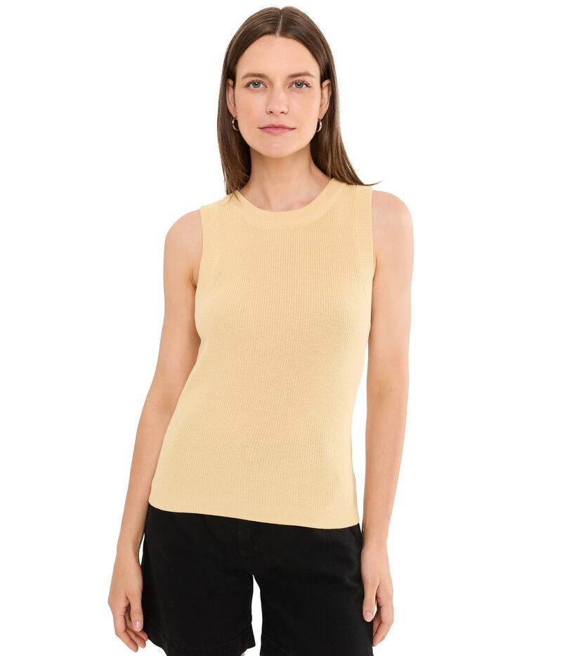 サンクチュアリー レディース アウター ニット・セーター Sanctuary In The Mix Sweater Tank Banana