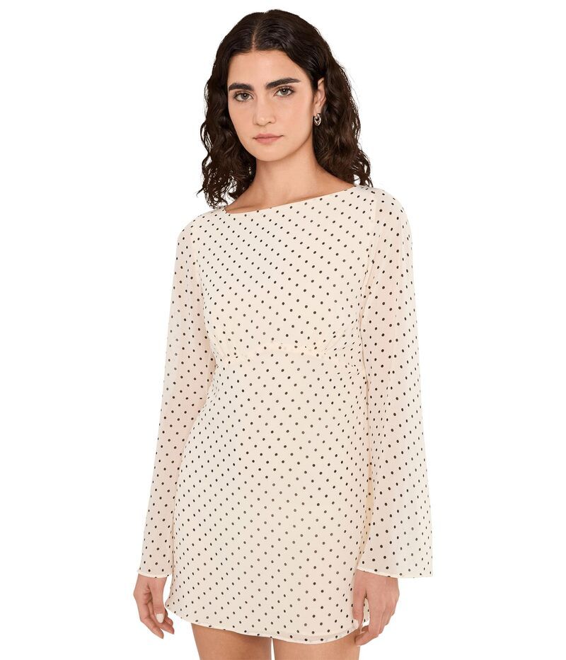 フリーピープル レディース トップス ワンピース プリント ミニ Free People Jolie Printed Mini Dress Dot Mix 2 Combo