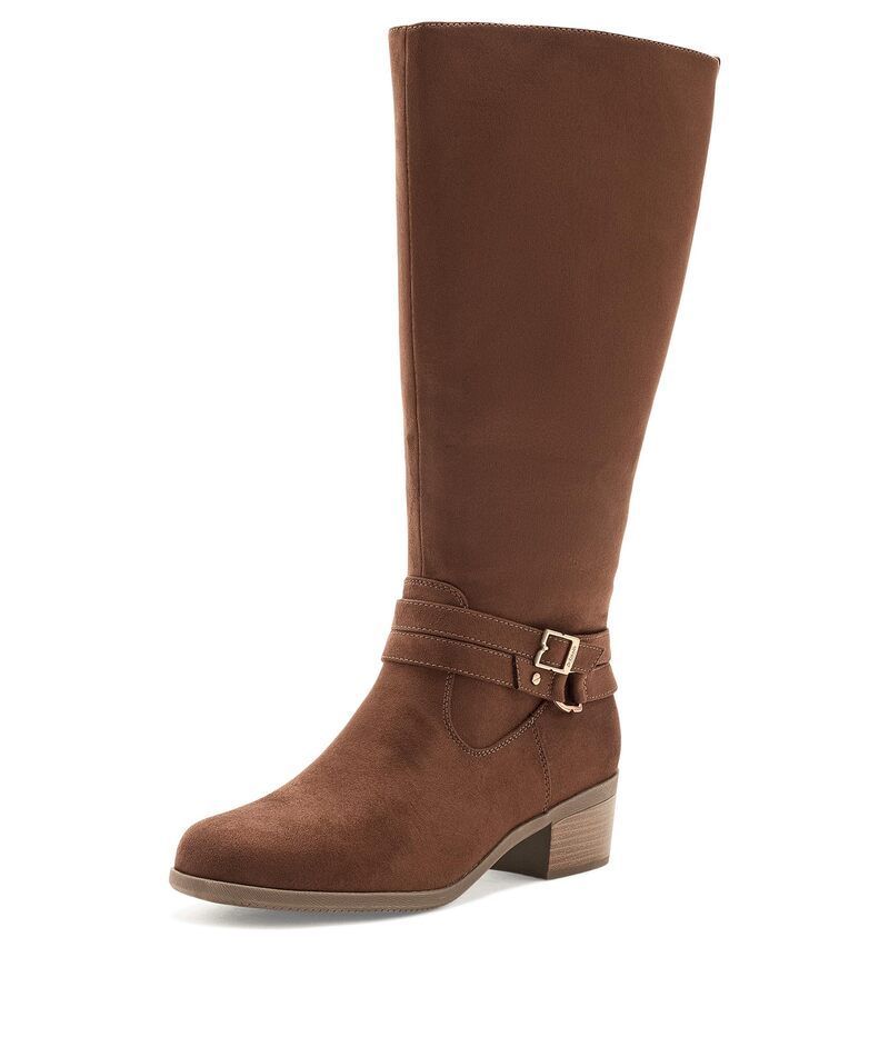 ドクター・ショール レディース シューズ ブーツ・レインブーツ トール Dr Scholls Ivy Zip Tall Boots Walnut Brown Wi ブラウン