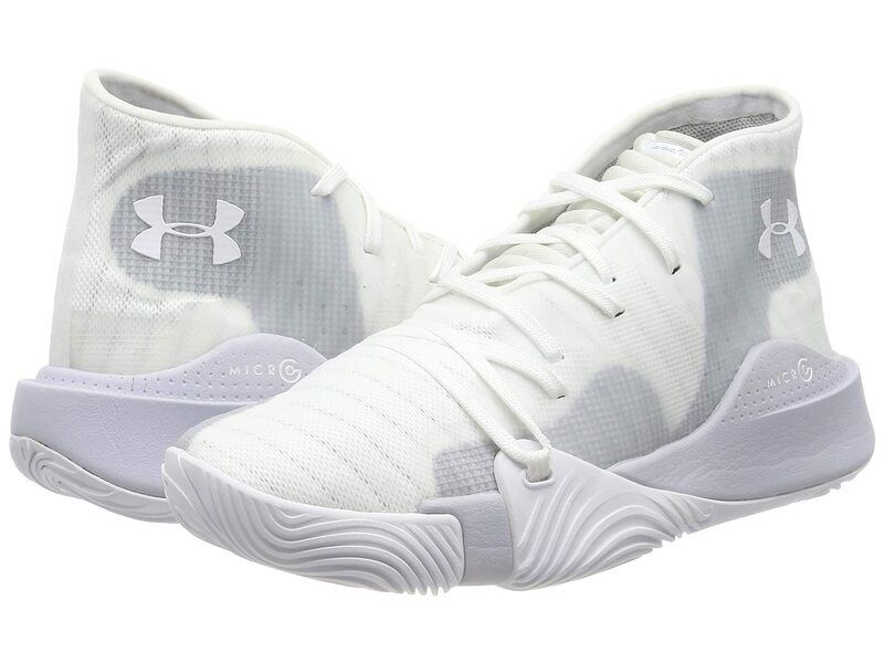 アンダーアーマー メンズ シューズ スニーカー Under Armour Spawn Mid Basketball Shoe White 102Mod ホワイト