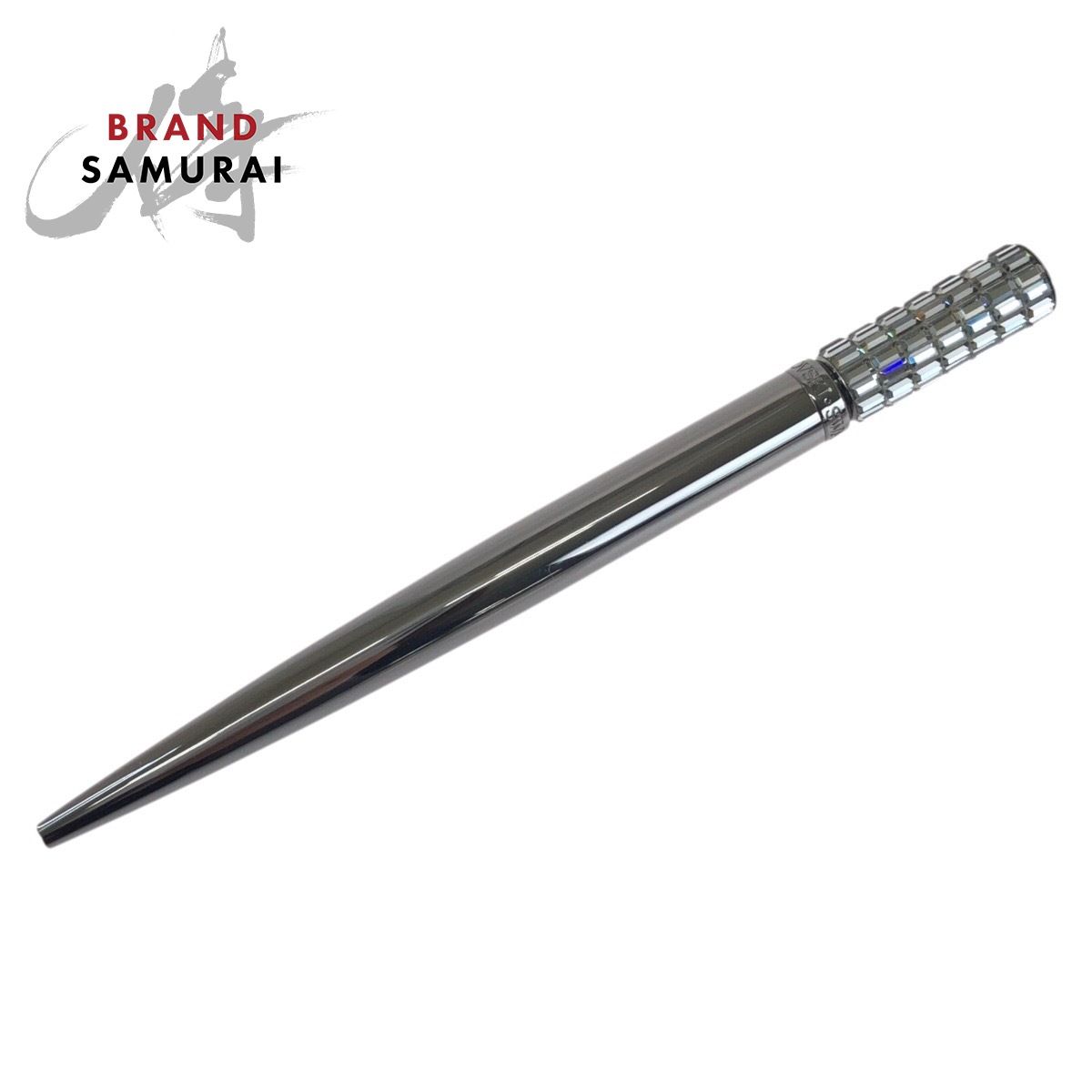 超美品 SWAROVSKI スワロフスキー Lucent グレー クリスタル/メタル