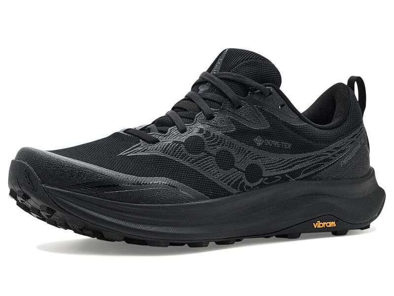 サッカニー メンズ シューズ スニーカー Saucony Peregrine 16 GTXR Triple Black ブラック