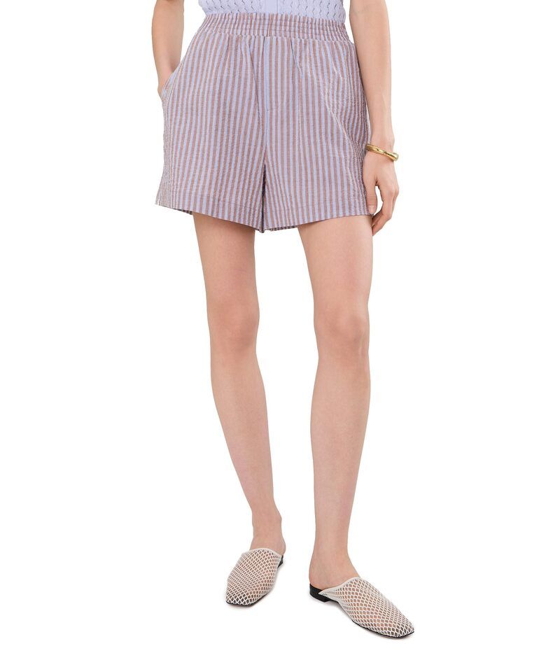 バーレイ レディース ボトムス ハーフパンツ・ショーツ ショートパンツ Varley Darina Shorts 4 Cocoa Blue Stri ブルー