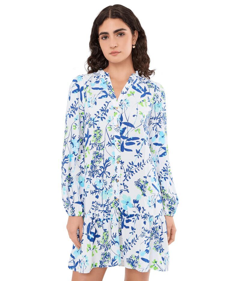 リリーピュリッツァー レディース トップス ワンピース Lilly Pulitzer Shaley Tunic Dress Resort White Se ホワイト