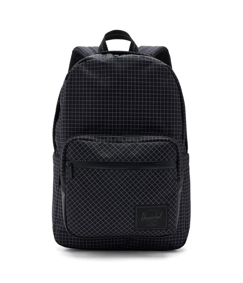 ハーシェルサプライ メンズ バッグ バックパック・リュックサック Herschel Supply Co Pop Quiz Backpack Grid BlackBlac ブラック