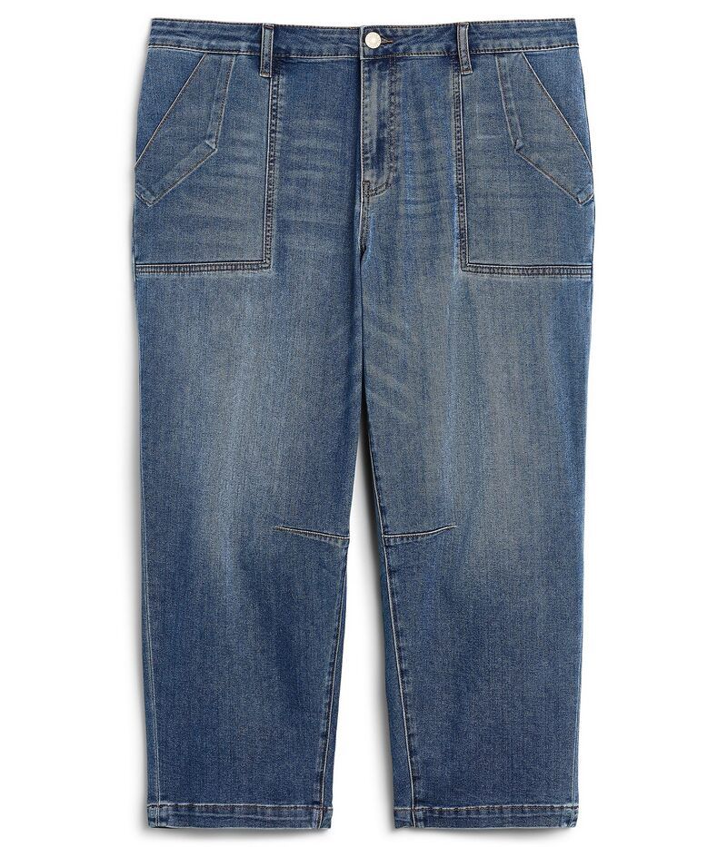 カットフロムザクロス レディース ボトムス デニムパンツ ワイドレッグ プラスサイズ Kut From The Kloth Plusize Ashton Wide Leg Barrel in Pros