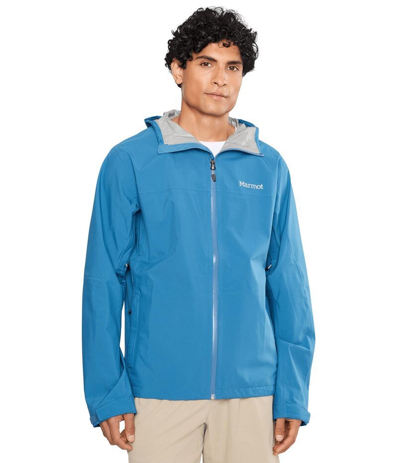 マーモット メンズ アウター コート ジャケット Marmot Precip Evo Flex Jacket Nautical Blue ブルー