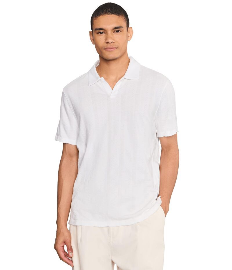 ジョンバルベイトス メンズ トップス シャツ John Varvatos Zion Polo K6171f26 Salt