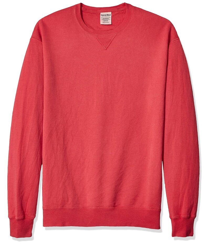 ヘインズ メンズ アウター パーカー・スウェット シャツ Hanes Comfortwash Garment Dyed Sweatshirt Crimson Fall クリムゾン