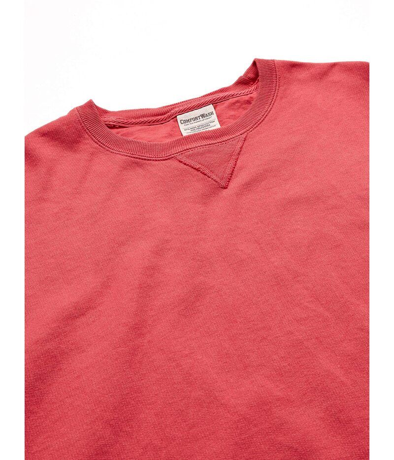 ヘインズ メンズ アウター パーカー・スウェット シャツ Hanes Comfortwash Garment Dyed Sweatshirt Crimson Fall クリムゾン