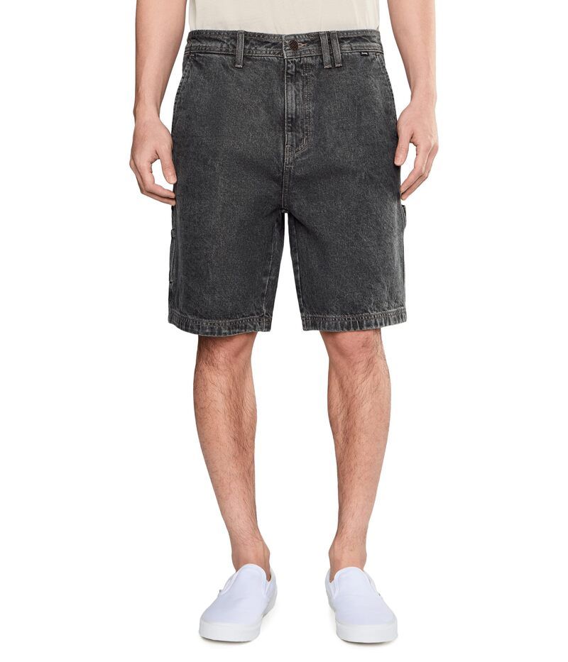 ハーレー メンズ ボトムス ハーフパンツ・ショーツ デニム Hurley Washington Denim 21 Black Acid Wash ブラック