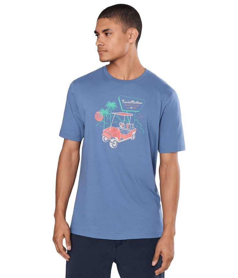 トラビスマヒュー メンズ トップス シャツ Travismathew Bellhop Blue Horizon ブルー