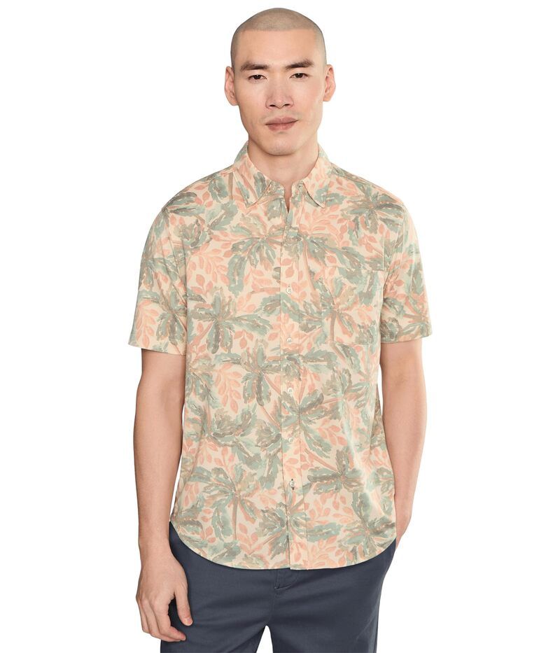 トッミーバハマ メンズ トップス シャツ Tommy Bahama San Lucio Sea Shade Short Sleeve Shirt Abalone