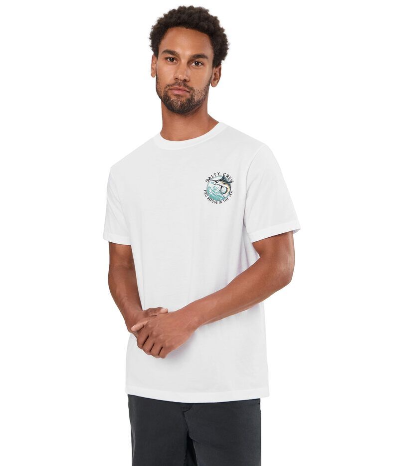 ソルティークルー メンズ トップス シャツ Salty Crew Schooled Short Sleeve Tee White ホワイト