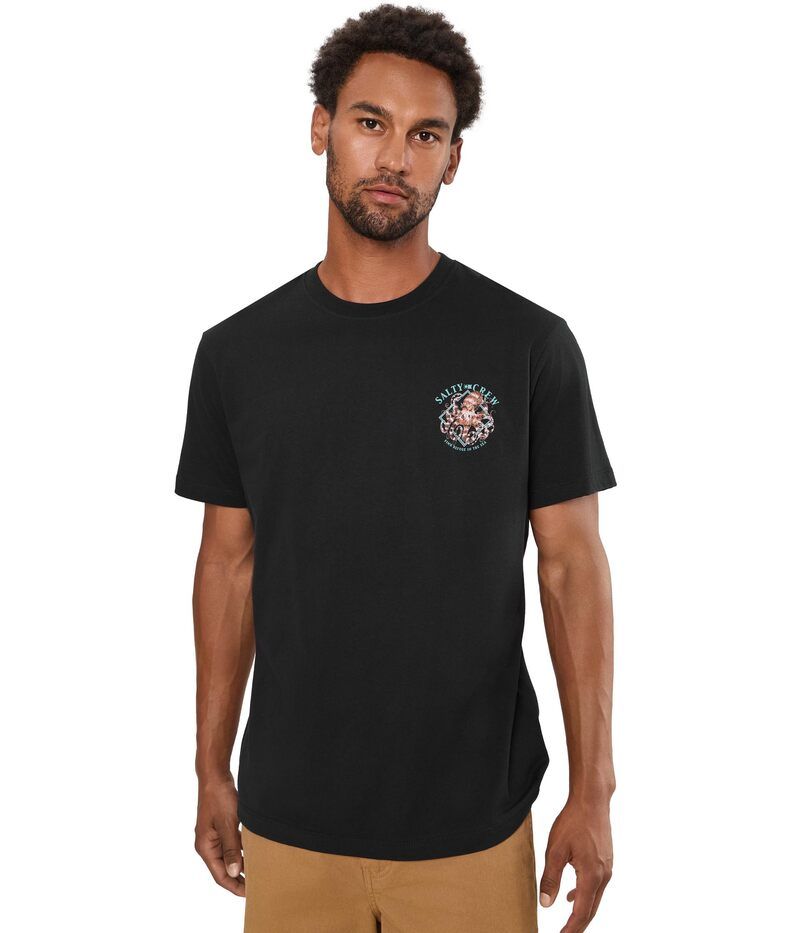 ソルティークルー メンズ トップス シャツ Salty Crew Octopod Short Sleeve Tee Black ブラック