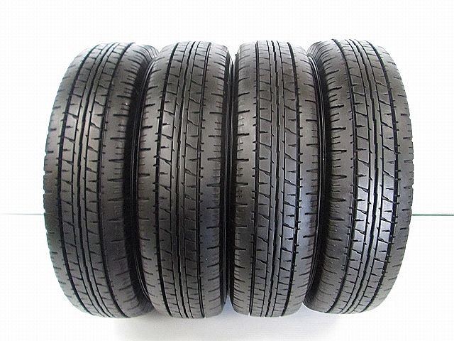 中古タイヤ145/80R12 80/78 4本 ダンロップENASAVE VAN01