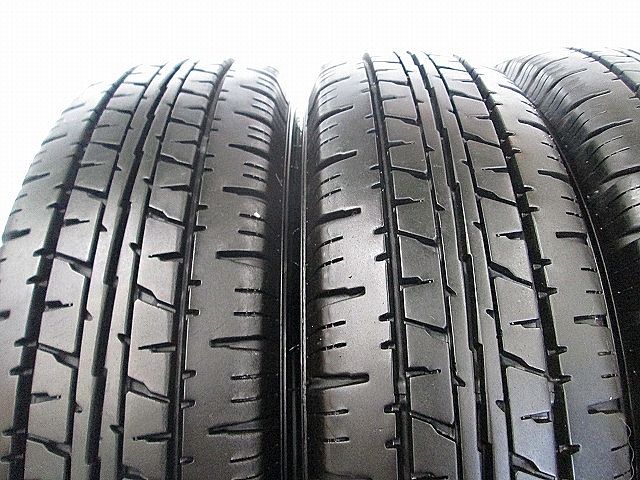 中古タイヤ145/80R12 80/78 4本 ダンロップENASAVE VAN01