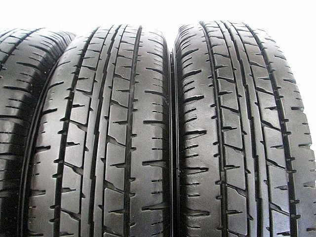 中古タイヤ145/80R12 80/78 4本 ダンロップENASAVE VAN01