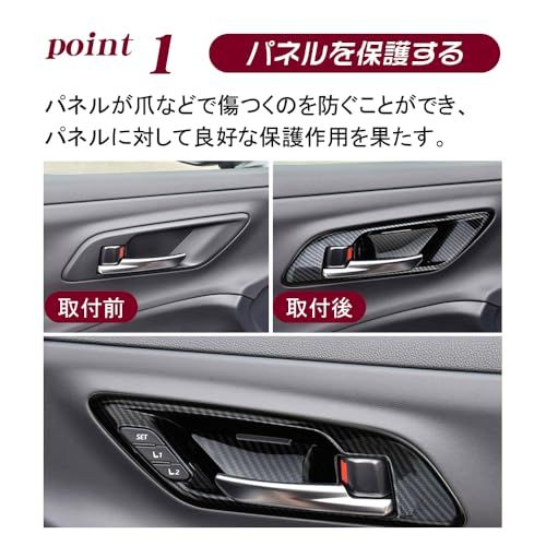クラウンスポーツ 35系 クラウンエステート 30系 RS Z インナードアハンドルカバー インナードアハンドルプロテクター (カーボン)ts 04e75d84 クラウンスポーツ 35系 クラウンエステート 30系 RS Z インナードアハンドルカバー インナードアハンドルプロテクター (カーボン)ts 04e75d84