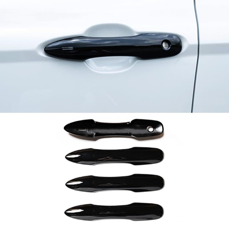 ZdeduoCar トヨタ プリウス 50系 【テープ不要】専用設計 キラキラ 鏡面仕上げ 外装 新型ヤリス 210系 10系 15系 カムリ 70系 カローラスポーツ 210系 ハリアー 80系 ドアハンドルカバー ノブカバー フルカバータ ab19ef8b