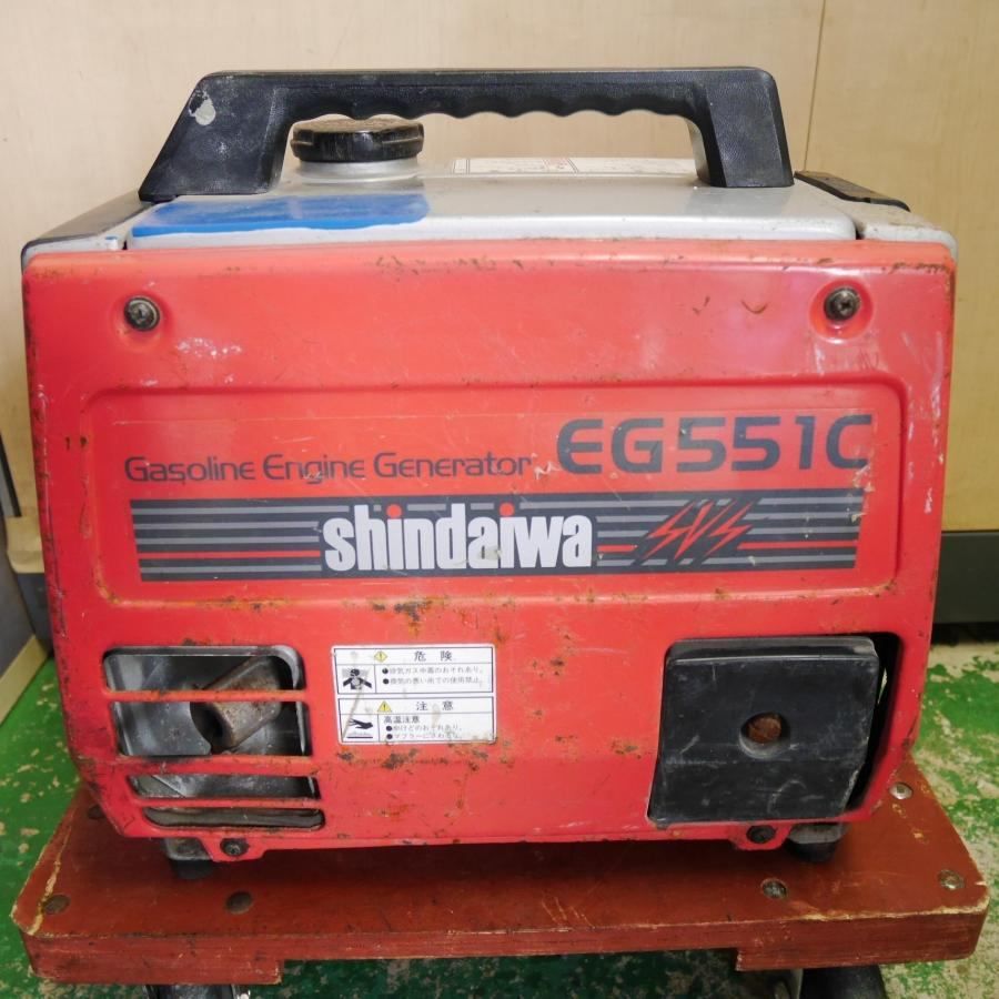送料無料] ジャンク☆新ダイワ ポータブル 発電機 EG551C ガソリン