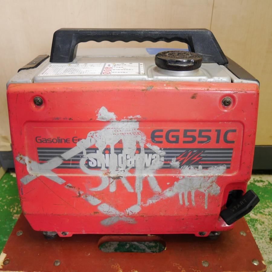 送料無料] ジャンク☆新ダイワ ポータブル 発電機 EG551C ガソリン