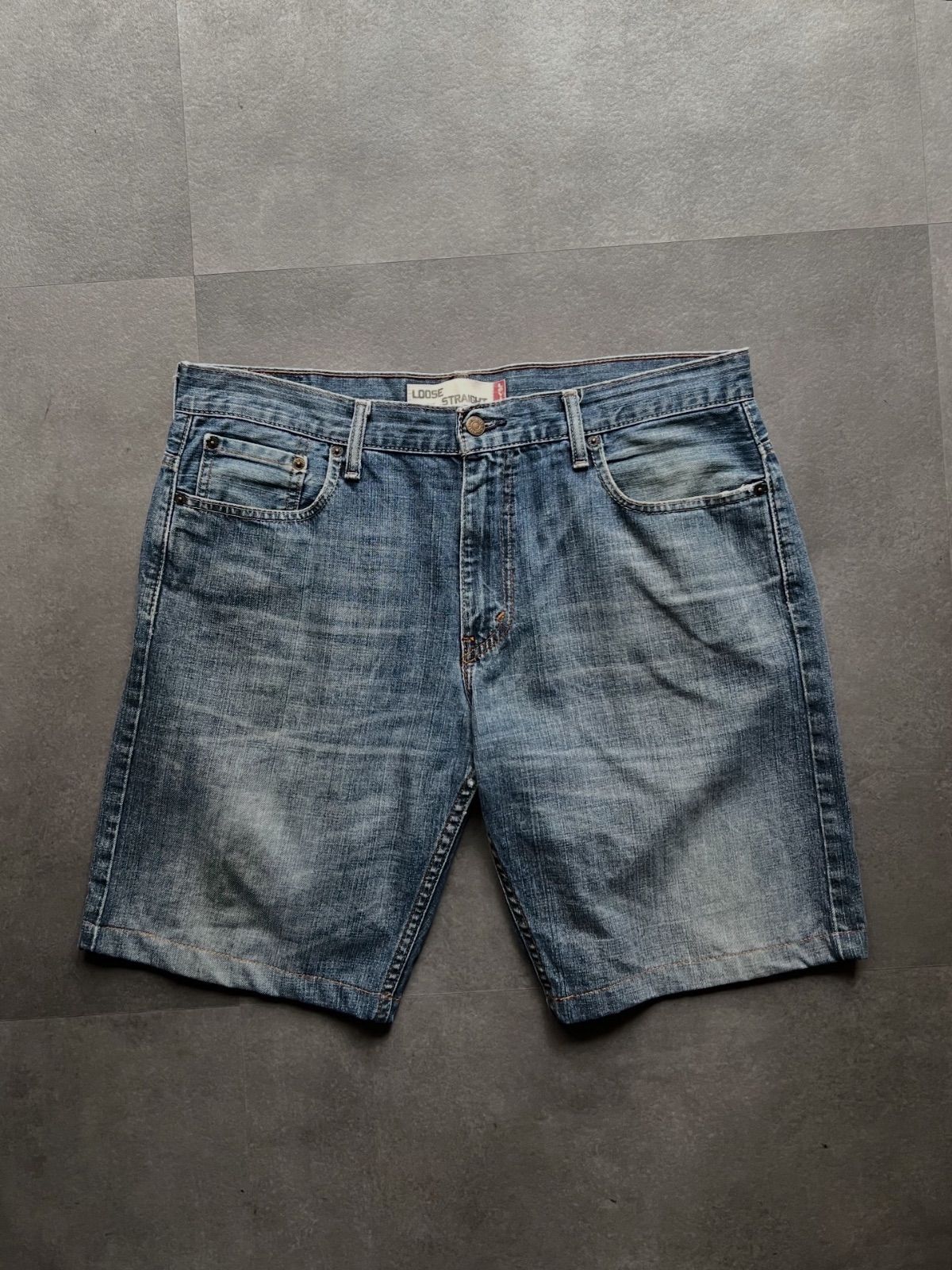 Levi's リーバイス 569 デニムショーツ ルーズストレート W34 ライト