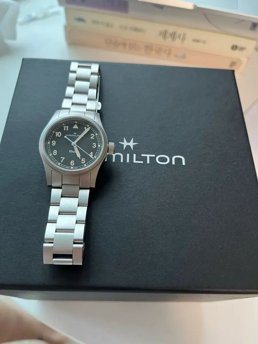 ハミルトン カーキフィールド クオーツ 33mm ブラック