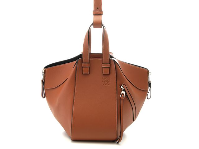 LOEWE ロエベ バッグ ハンモックバッグ スモール タン レザー ﾊﾞｯｸﾞ 387.30.S35 ショルダーバッグ レザー ブラウン レディース【中古】436　　　　　　　　　　　　　