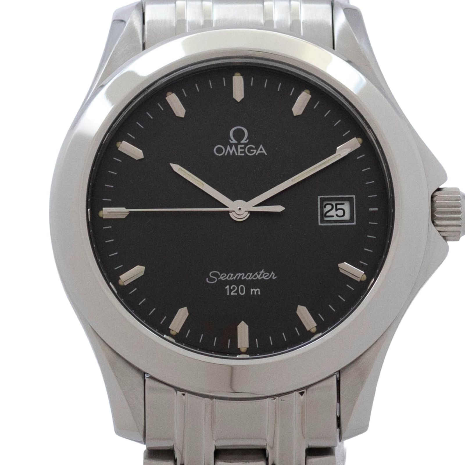 【箱・保証書付き】 オメガ OMEGA シーマスター 2511.41 OMEGA Seamaster クォーツ 腕時計 メンズ・ユニセックス 黒