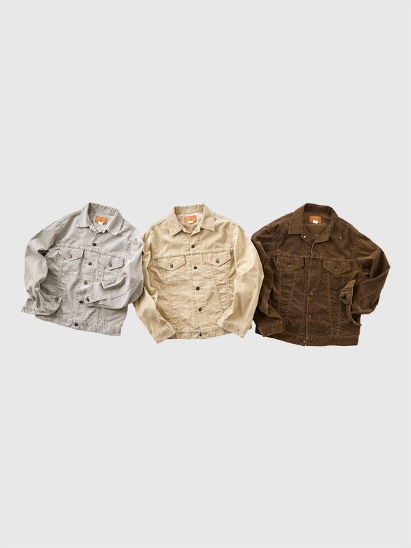 FAR EAST MANUFACTURING コーデュロイ トラッカー ジャケット RESOLUTE リゾルト 4th 3rd TRUCKER JACKET Corduroy ファー イースト FEM-G002